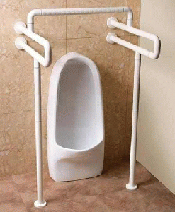 Urinal Used Handrails